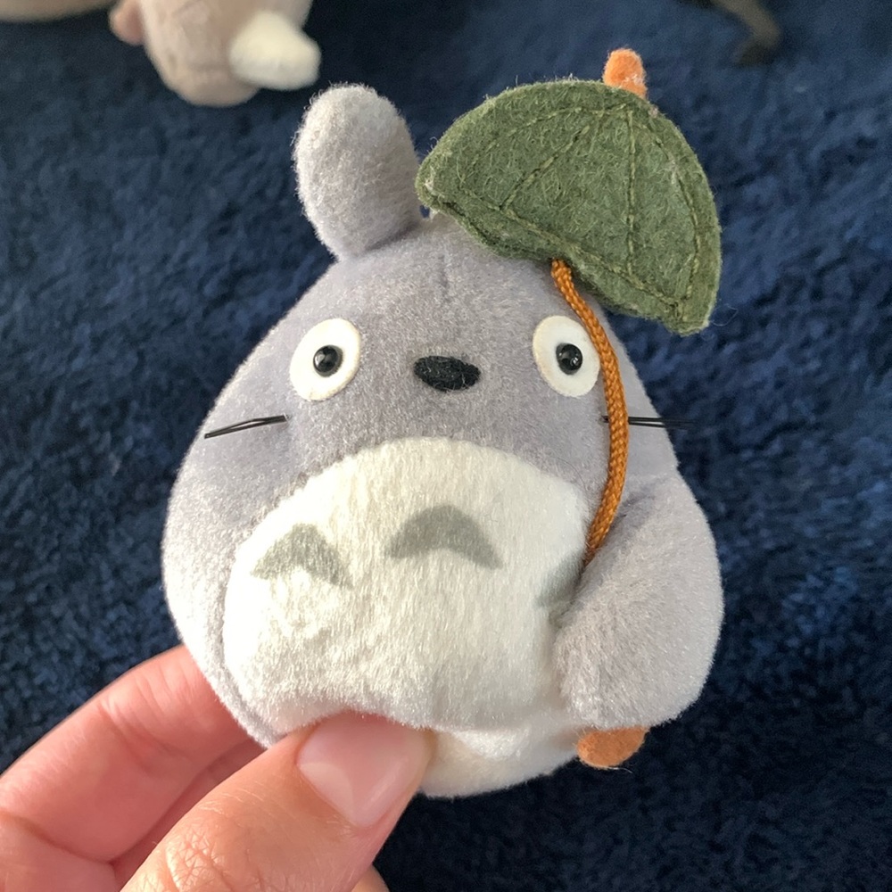 Totoro with Umbrella Keychain